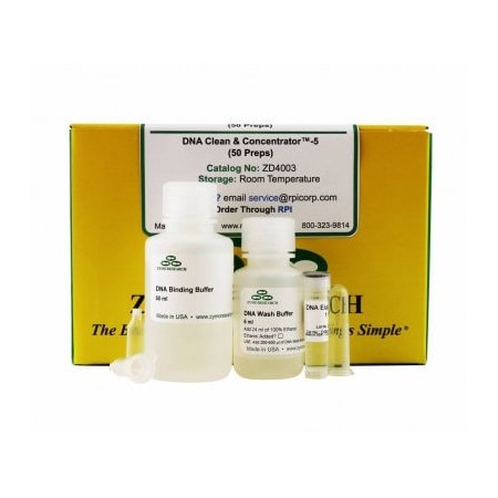 Zymo Research DNA Clean & Concentrator-5 (50 Preps) w/ Zymo-Spin I Columns (Uncapped) ZD4003